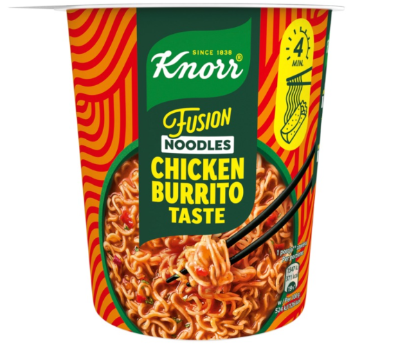 [Allegro] 8 szt. Makaron Knorr chicken burrito taste 89 g - termin data wazności:05/2026