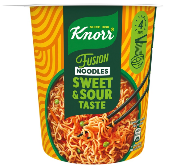 Knorr Fusion Kluski z mieszanką przyprawową o smaku słodko kwaśnym z sosem 8 szt.