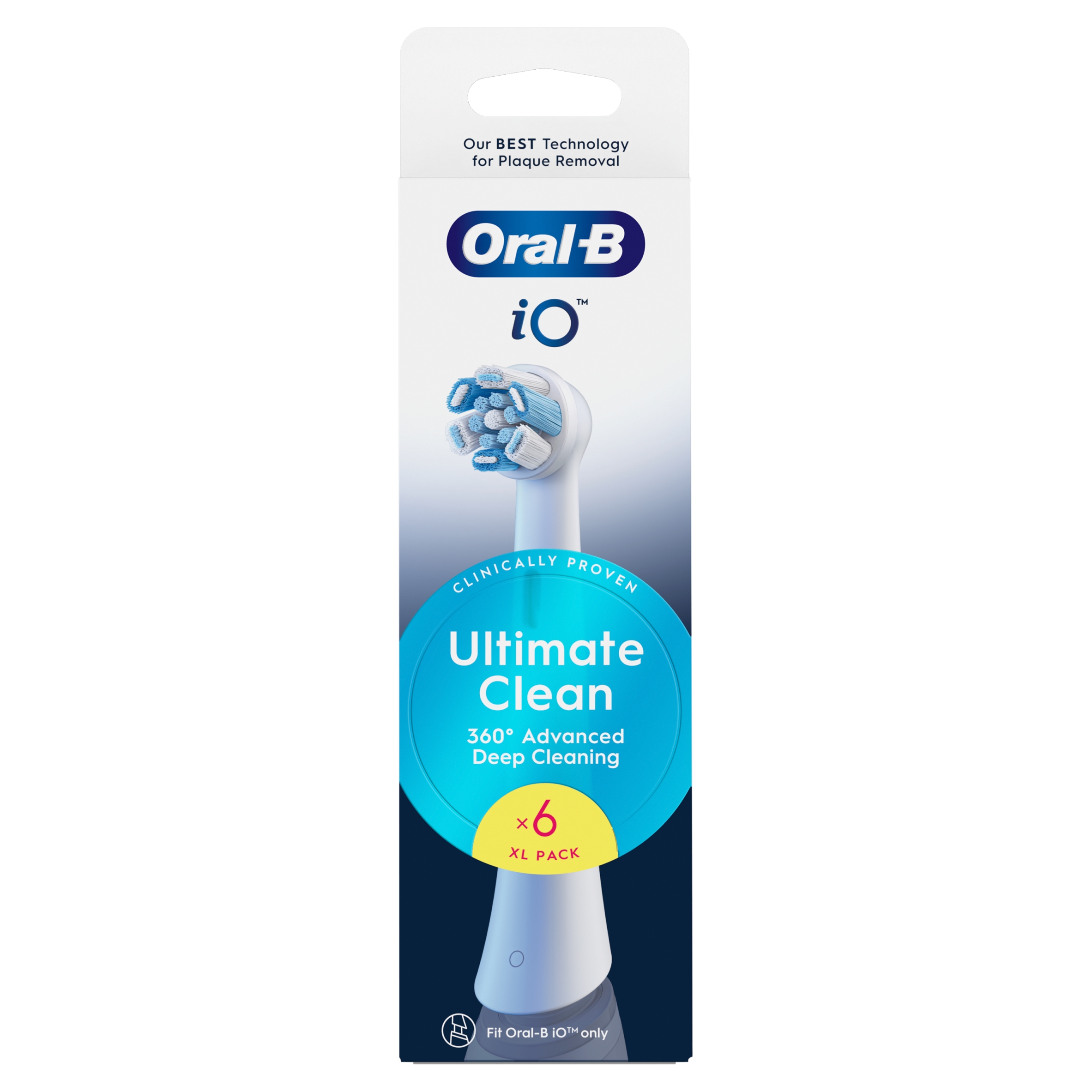 Końcówka szczoteczki Oral-B iO Ultimate Clean biały (6 szt.)