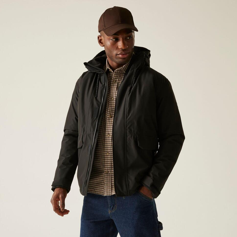 Regatta Kurtka męska zimowa ocieplana Sterlings pełna rozmiarówka