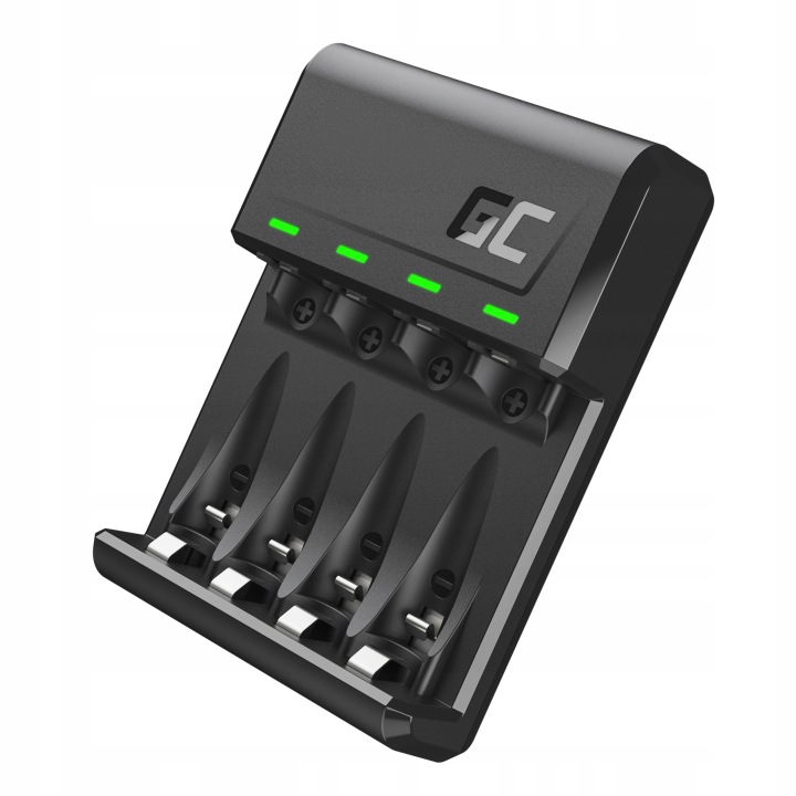ŁADOWARKA DO BATERII PALUSZKÓW GREEN CELL AKUMULATORKI AAA AA R6 R3 NiMH