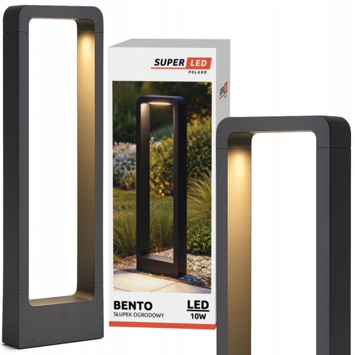 Lampa LED Ogrodowa 60 cm 10W 700lm zewnętrzna słupek stojąca 4000K SuperLED