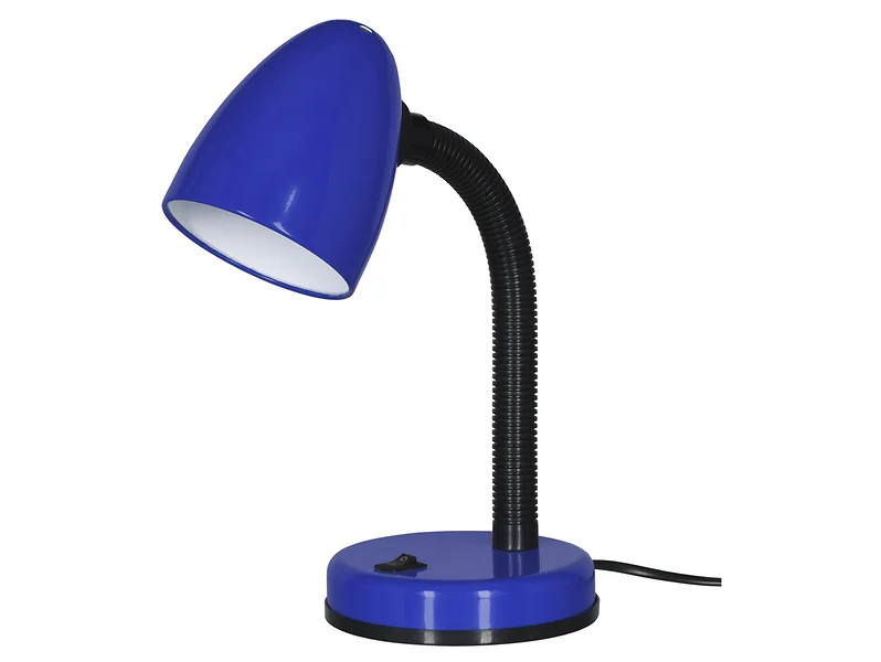 [Black Red White] Lampka biurkowa Bill metalowa niebieska