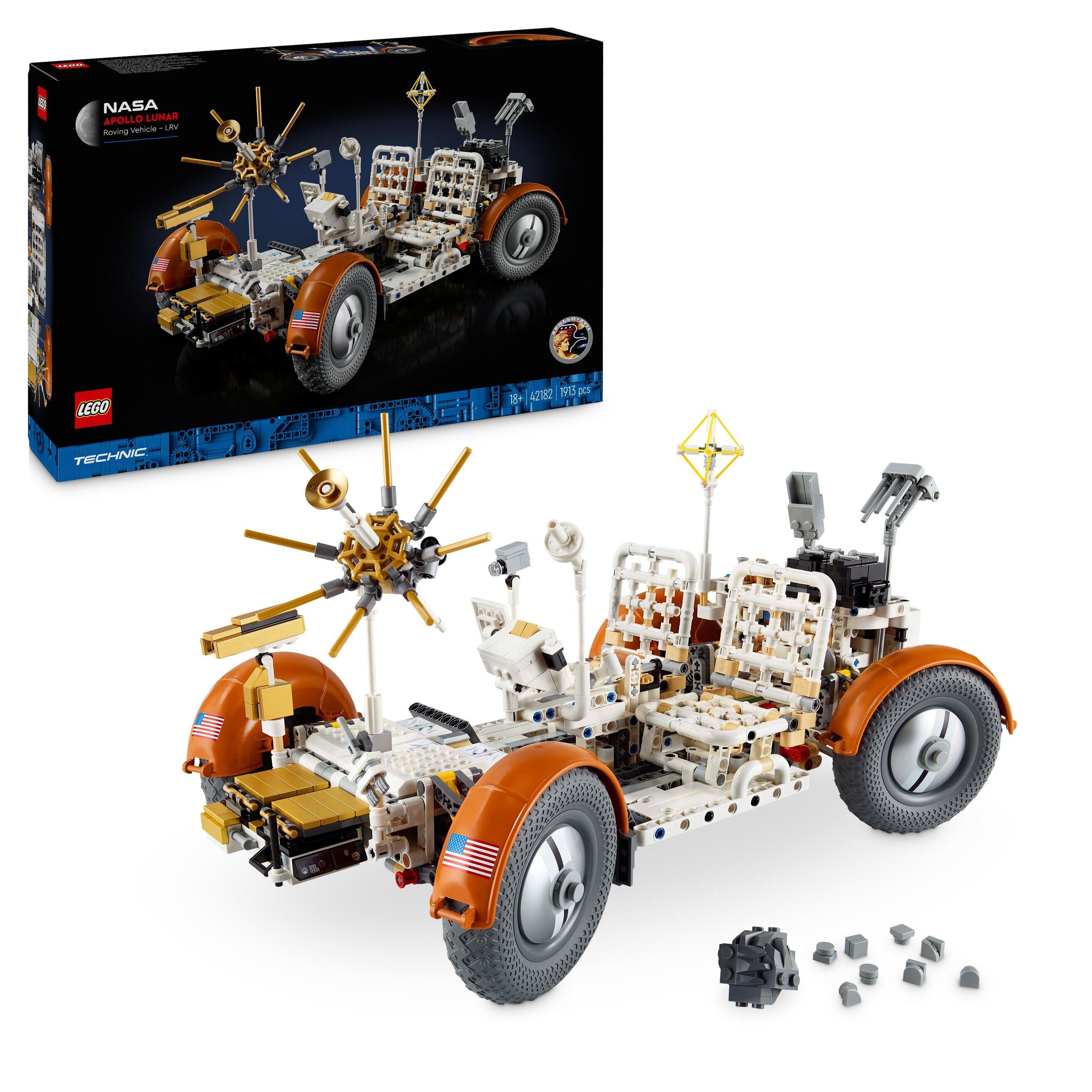LEGO 42182 Technic NASA Apollo - pojazd LRV - 1913 elementów !