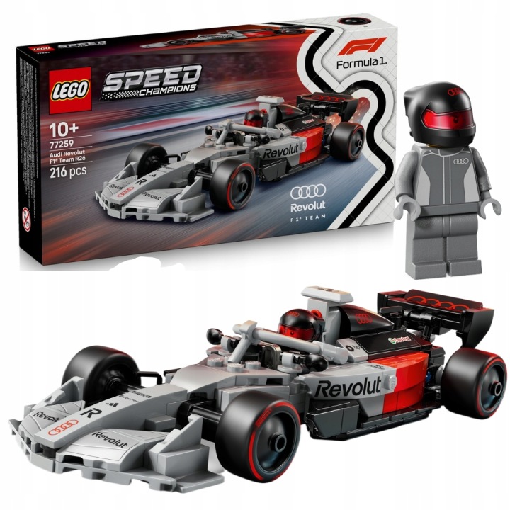 LEGO 77259 Speed Champions - Bolid Audi Revolut F1 Team R26 wyścigówka
