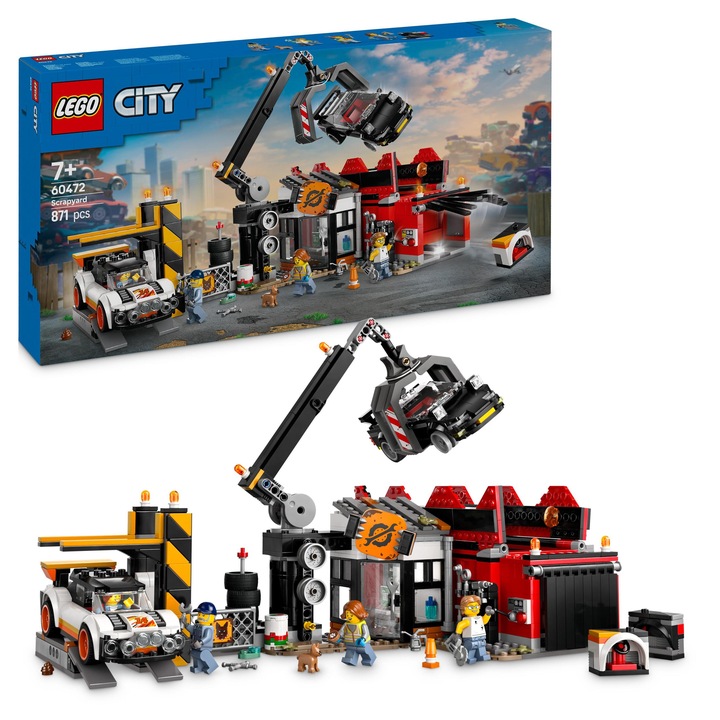 LEGO City 60472 Złomowisko Z Samochodami