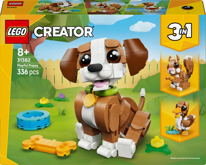 LEGO Creator 3 w 1 Urocze zwierzątka: psotny szczeniaczek 31382
