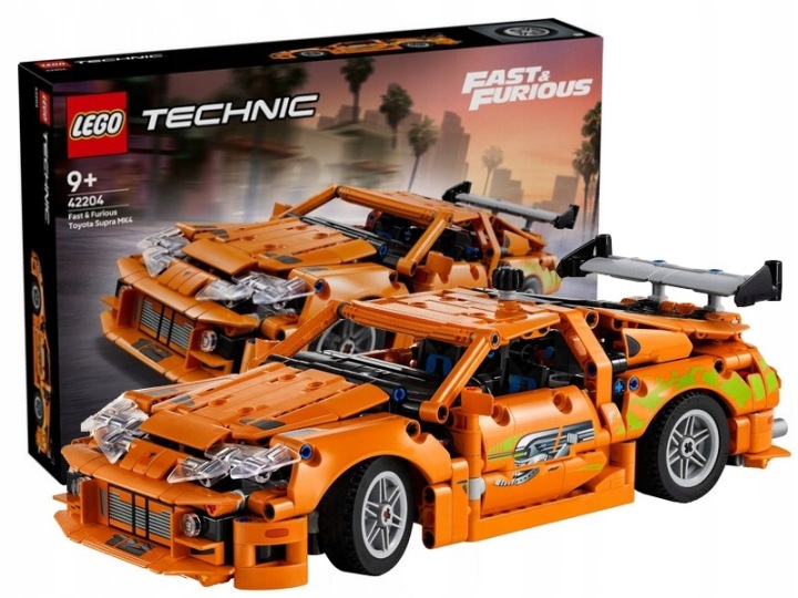 Zestaw klocków LEGO TECHNIC 42204 FAST AND FURIOUS TOYOTA SUPRA MK4