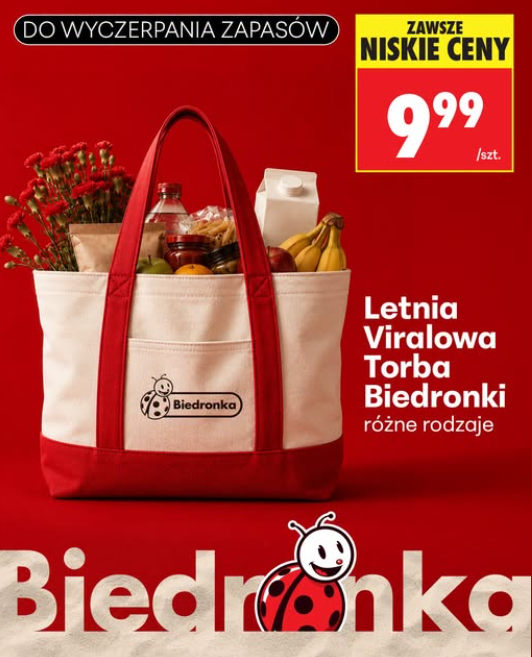 Letnia viralowa torba Biedronki