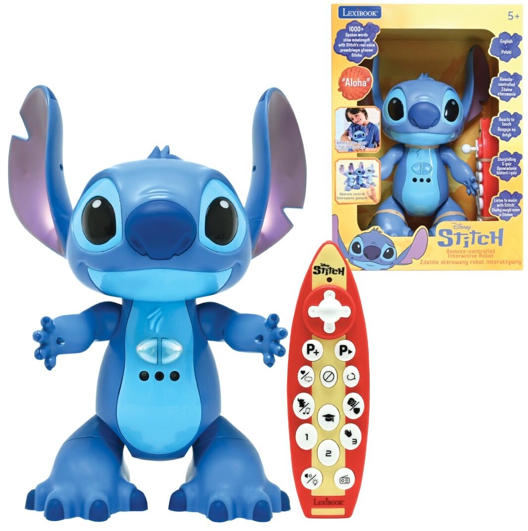 Zabawka Robot zdalnie sterowany LEXIBOOK Disney Stitch STITCHI17 (Aplikacja media expert)