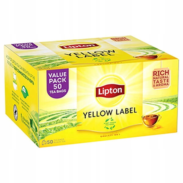 Herbata ekspresowa Lipton Yellow Label (50 torebek)
