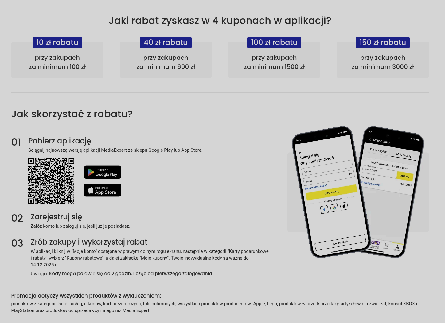 Kupony rabatowe w mediaexpert