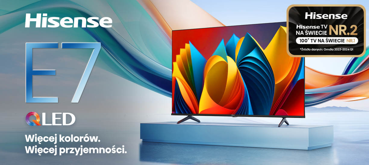 Telewizor QLED HISENSE 55E7NQ 55" 4K Quantum Dot Colour Dolby Vision