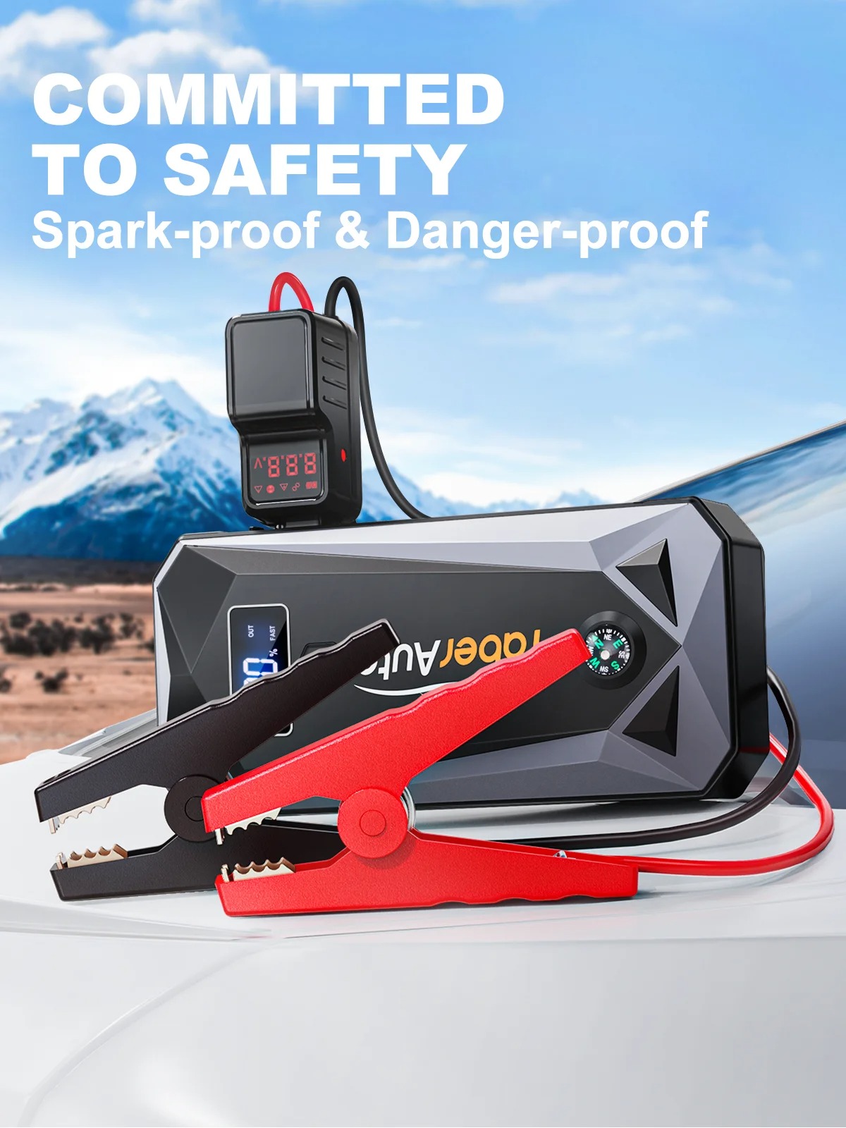 Powerbank rozruchowy YABER YA40 4000A 26800mAh (wysyłka z Francji)