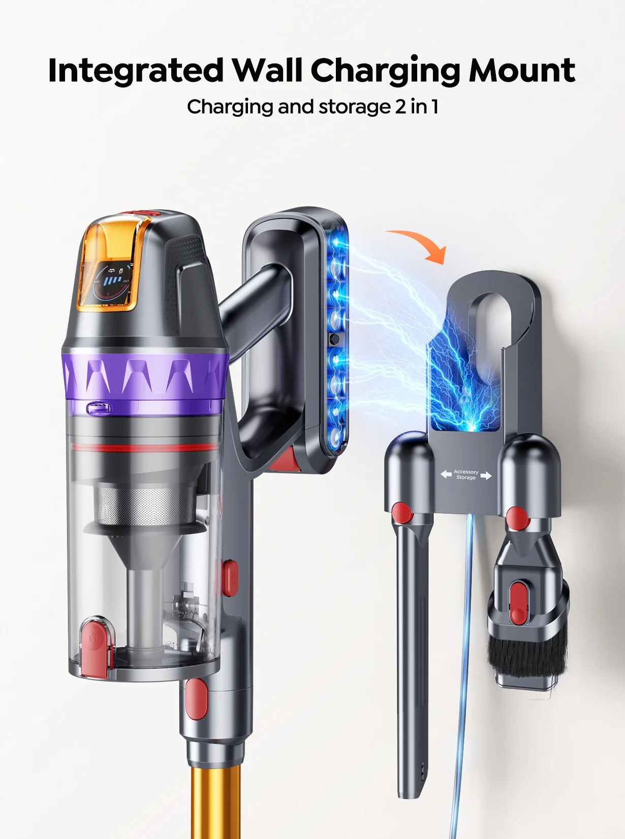 Odkurzacz pionowy BUTURE VC90 600W 65KPA