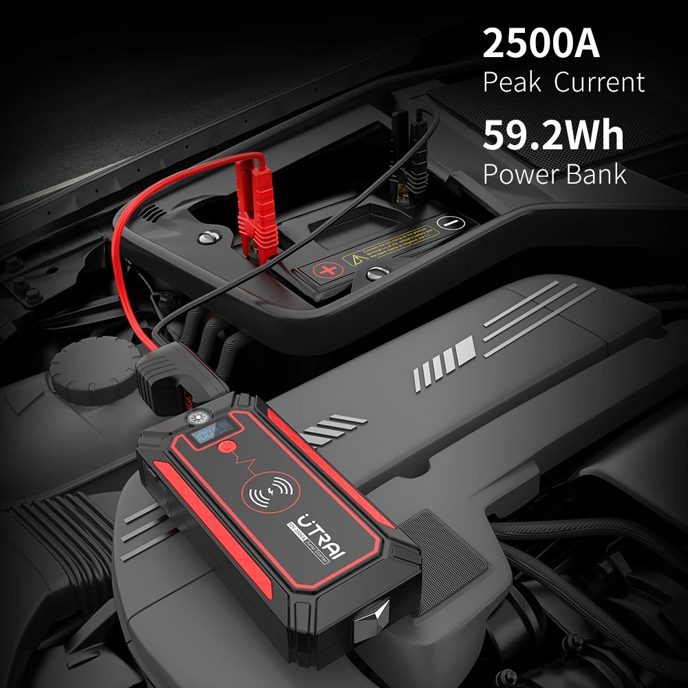UTRAI Jstar 4 2500A 16000mAh - powerbank / booster rozruchowy (dostawa z Polski) - $61.62