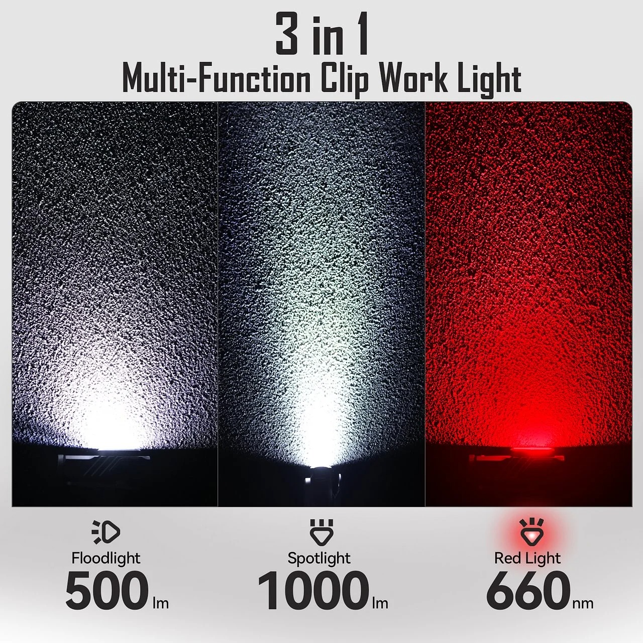 Latarka na klips Sofirn ST10 1000lm - białe i czerwone światło, wymienny akumulator (możliwa praca na AA), podwójny magnes - $23.18