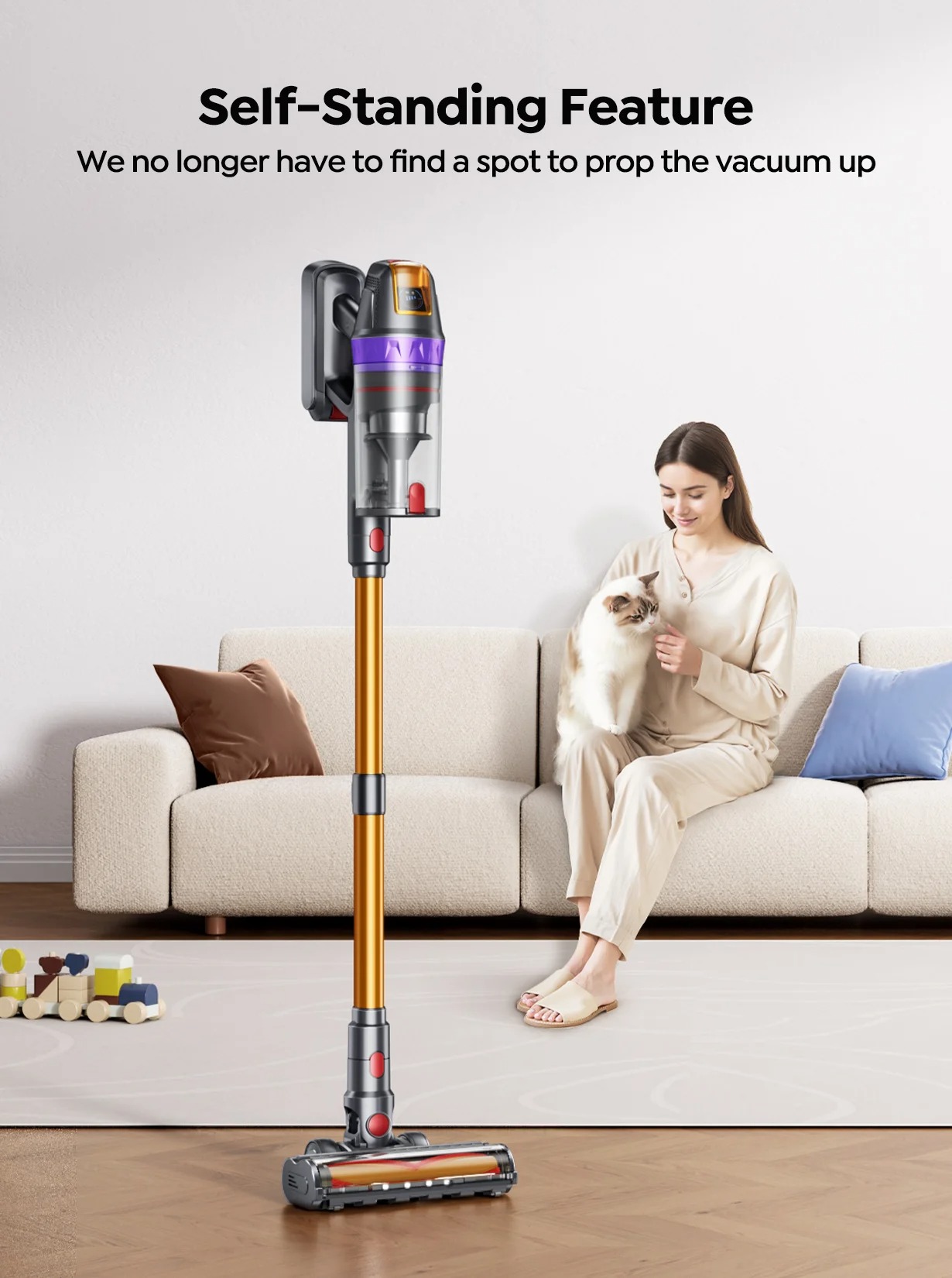 Odkurzacz pionowy BUTURE VC90 600W 65KPA