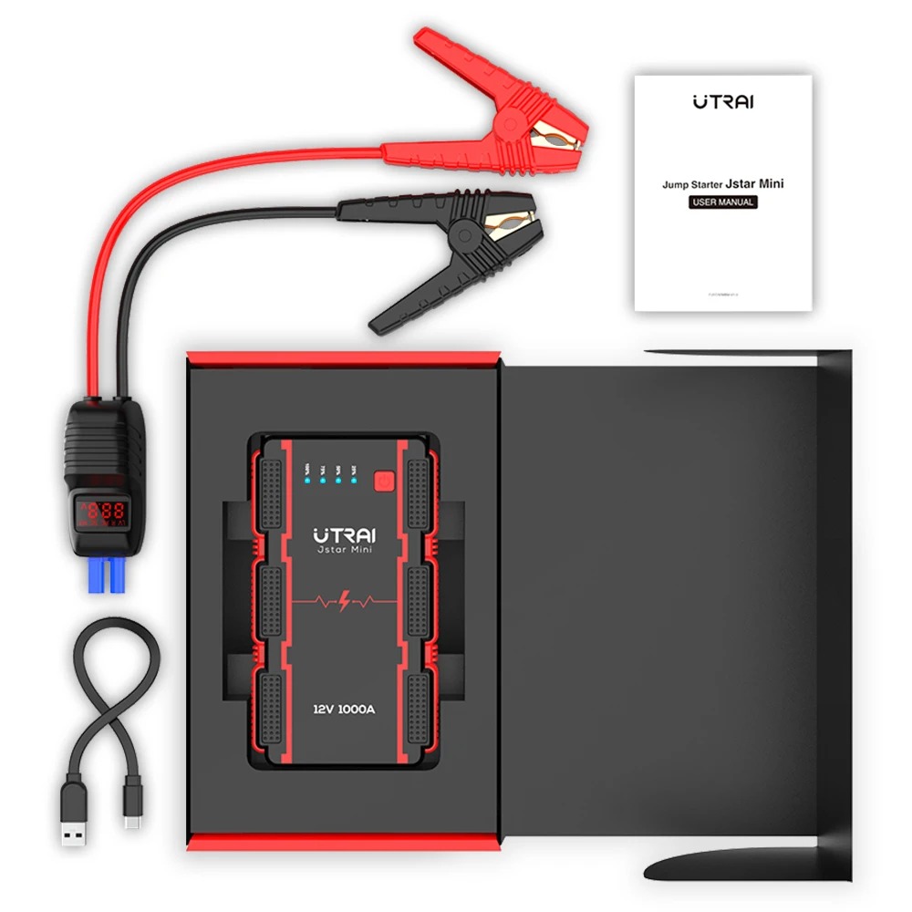 Powerbank rozruchowy UTRAI JS-mini 8000mAh 1000A - $25.08 (wysyłka z Polski, booster, jump starter)