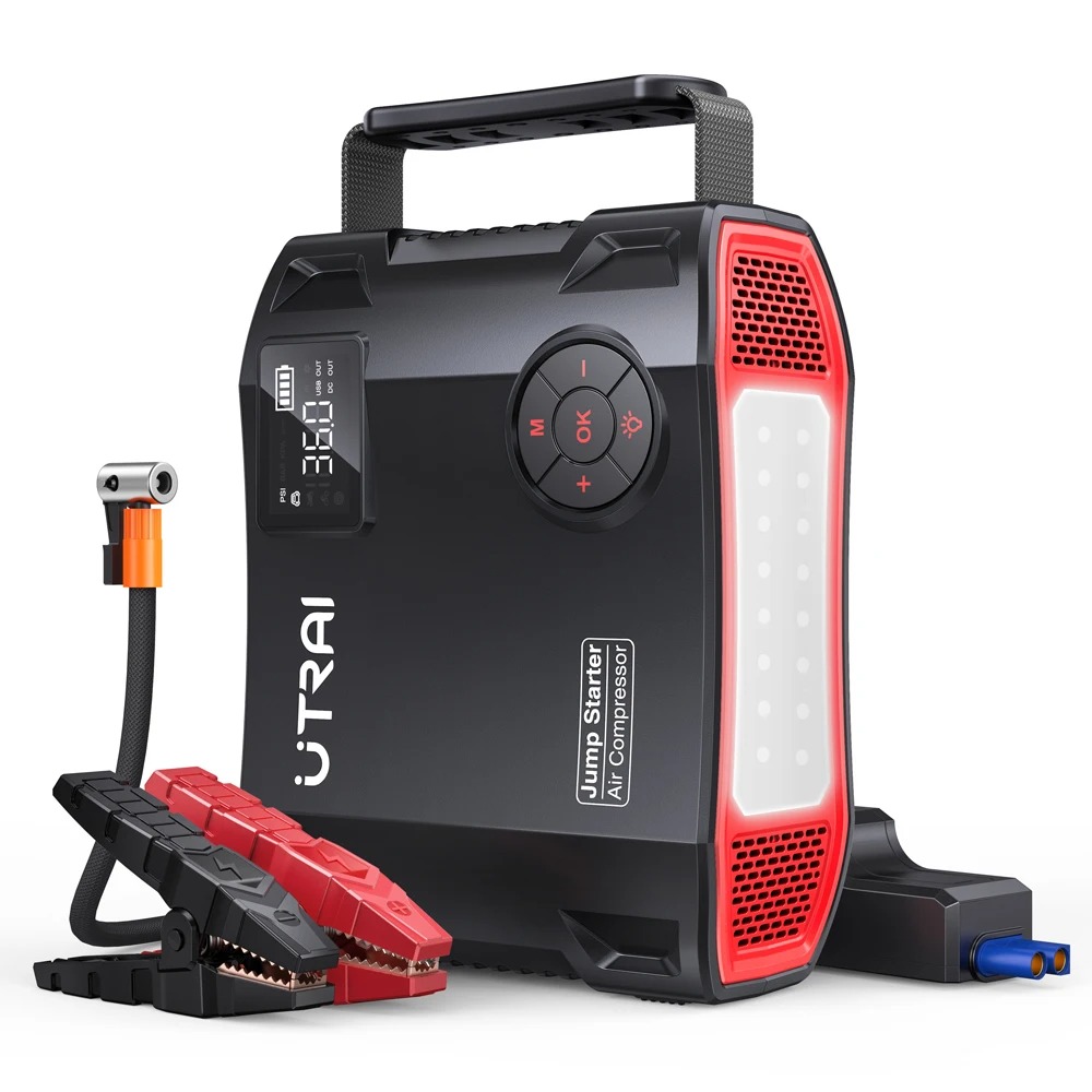 Jump starter UTRAI JSTAR 5 16000mAh 2000A 150PSI (wysyłka z Polski) - urządzenie rozruchowe booster + kompresor
