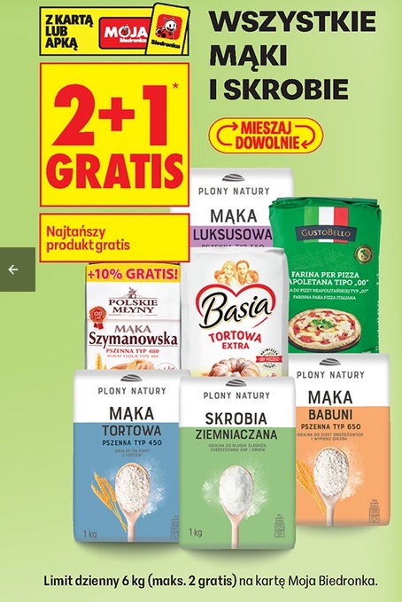 Wszystkie mąki i skrobie (2+1 GRATiS)
