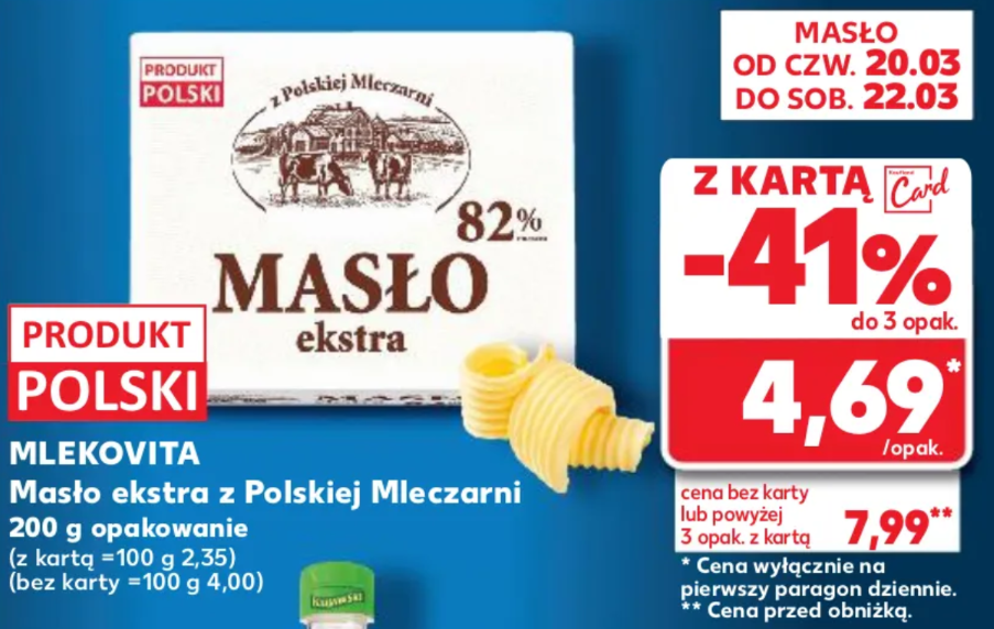 Masło promocja Kaufland