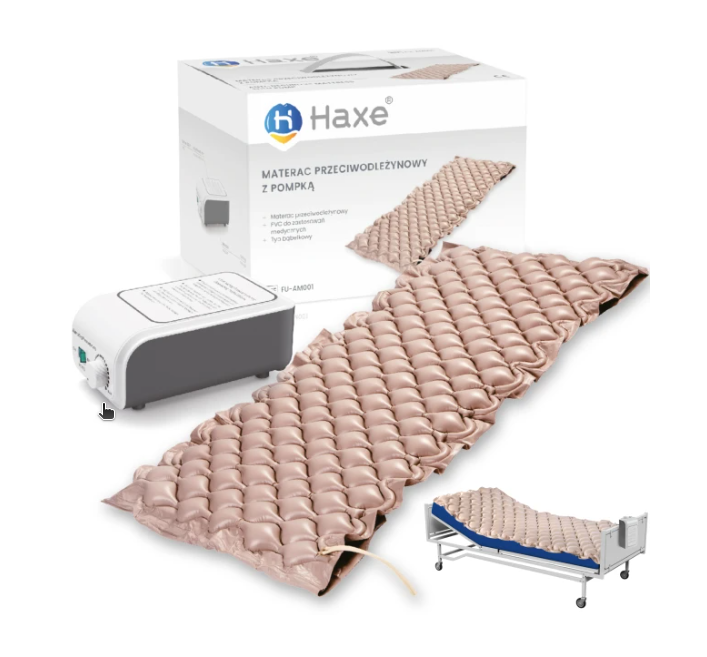 Materac Przeciwodleżynowy z pompką HAXE FU-AM001