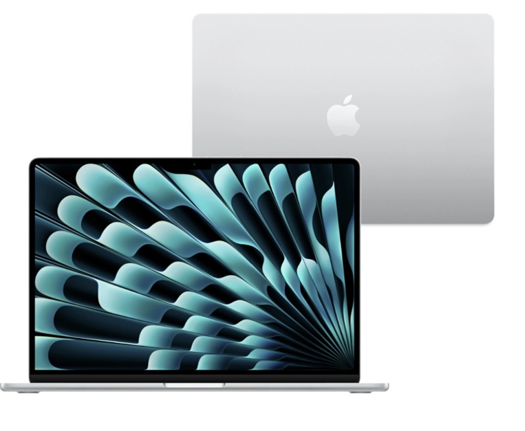 Apple MacBook Air15,3" M4/16GB/256GB/MacOS 70W Srebrny