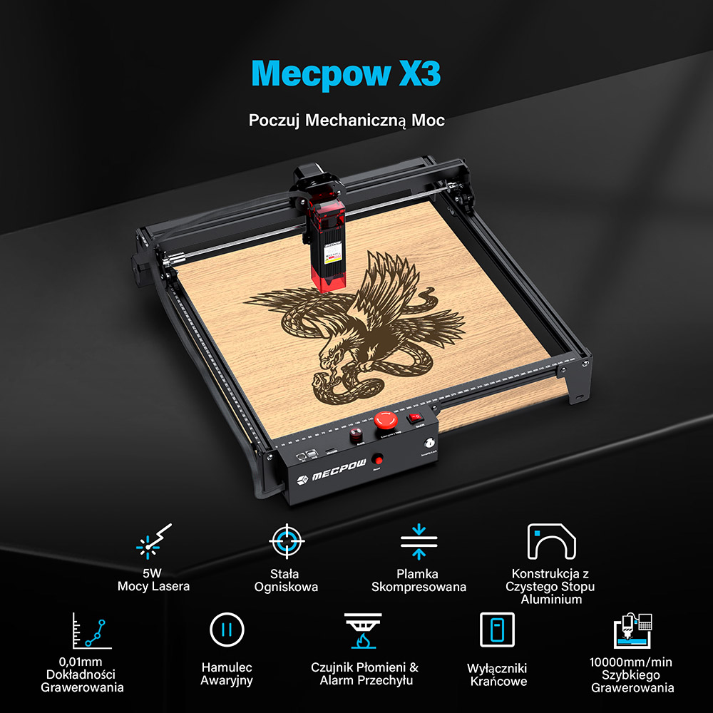 Grawerka laserowa Mecpow X3 5W