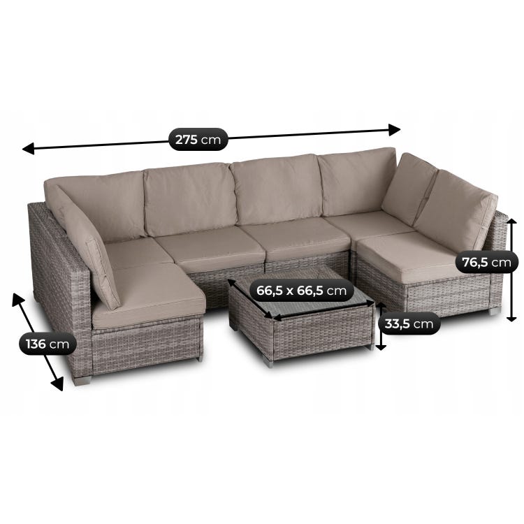 Meble Ogrodowe Kanapa Sofa Fotel Stolik Ława Stolik Na Taras Ogród