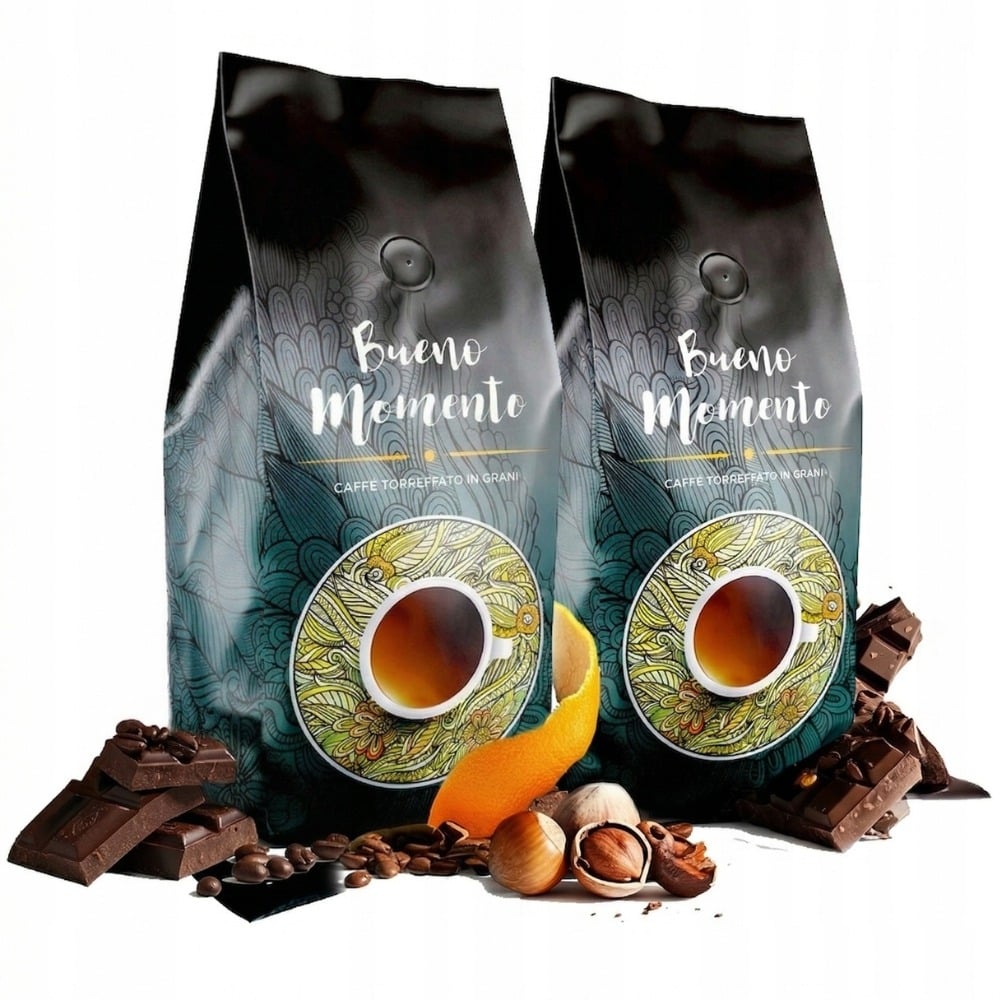 Zestaw 2 kg kawy ziarnistej Bueno Momento