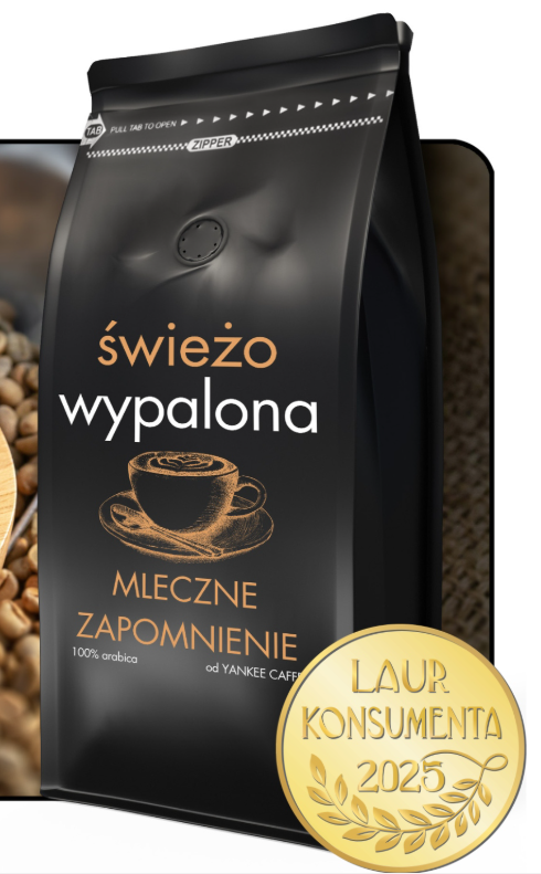 Kawa ziarnista do mleka 1kg świeżo palona