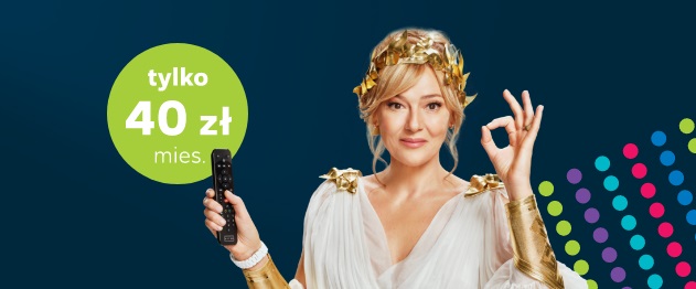 Internet 300 Mb/s i 93 kanały TV za 40 zł w Netia
