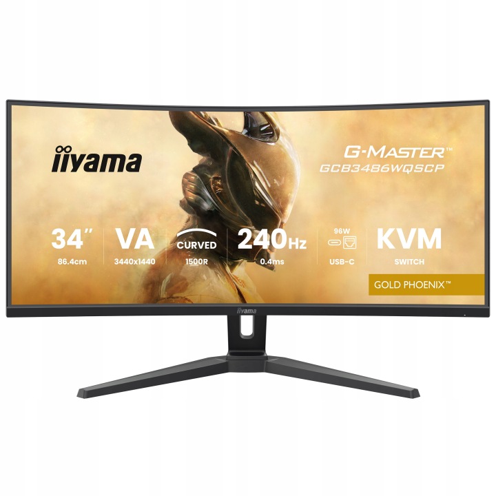 Monitor Gamingowy iiyama G-Master 34" GCB3486WQSCP-B1 3440x1440 (UWQHD) 240 Hz