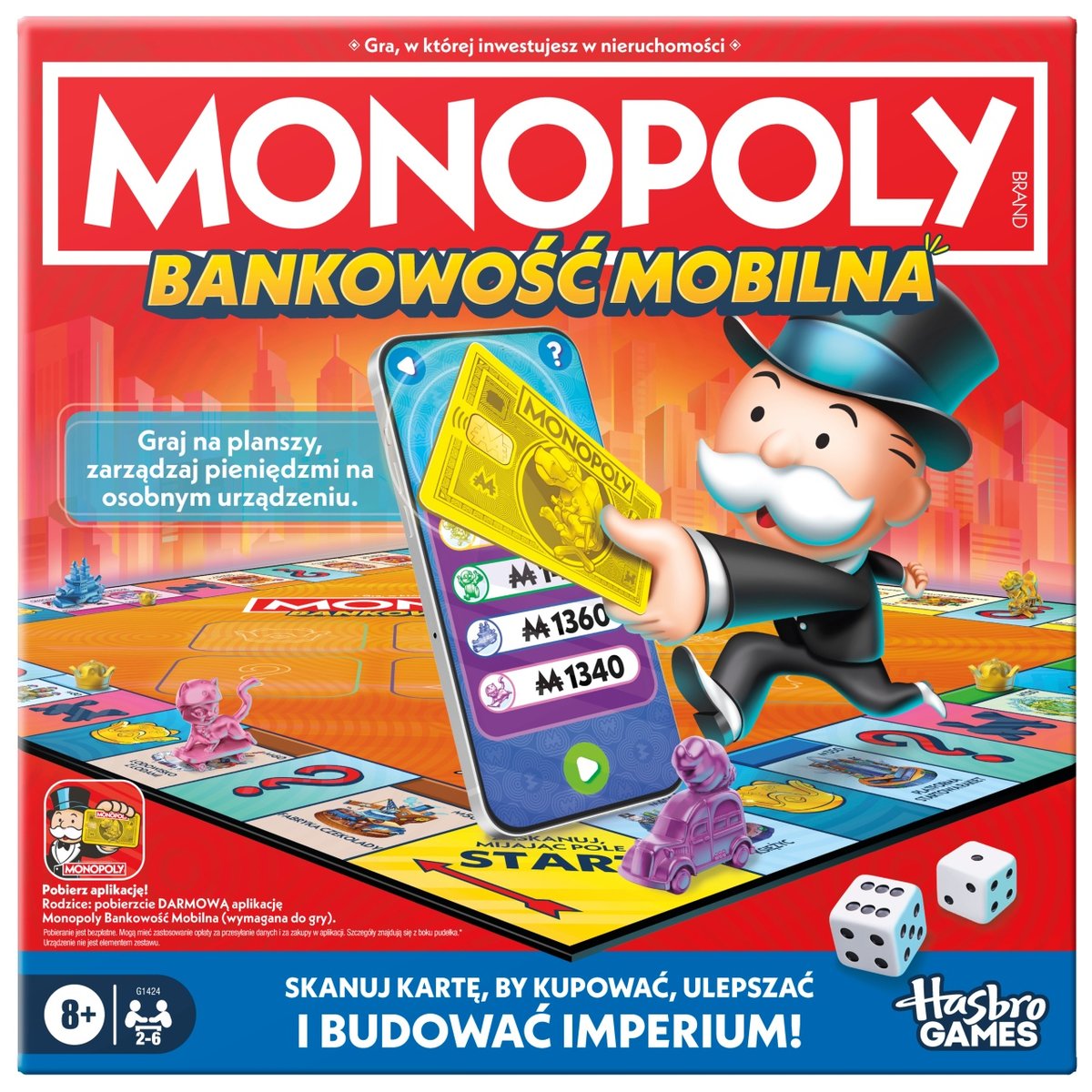 Monopoly Bankowość Mobilna, gra planszowa