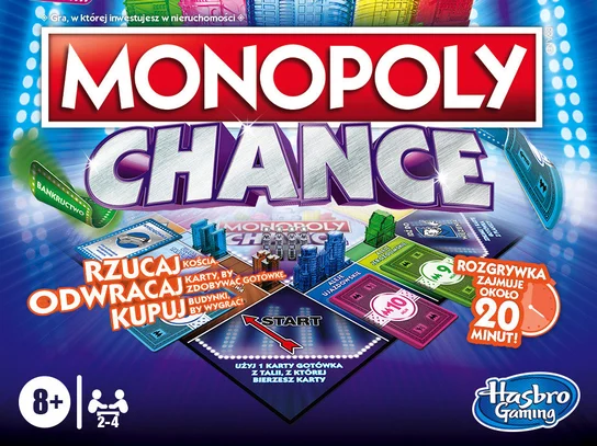 [Empik] Gra planszowa Hasbro Monopoly Chance F8555