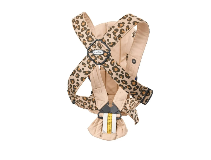 Nosidełko, Mini 3D, BabyBjorn, Jersey, Beż/Leopard