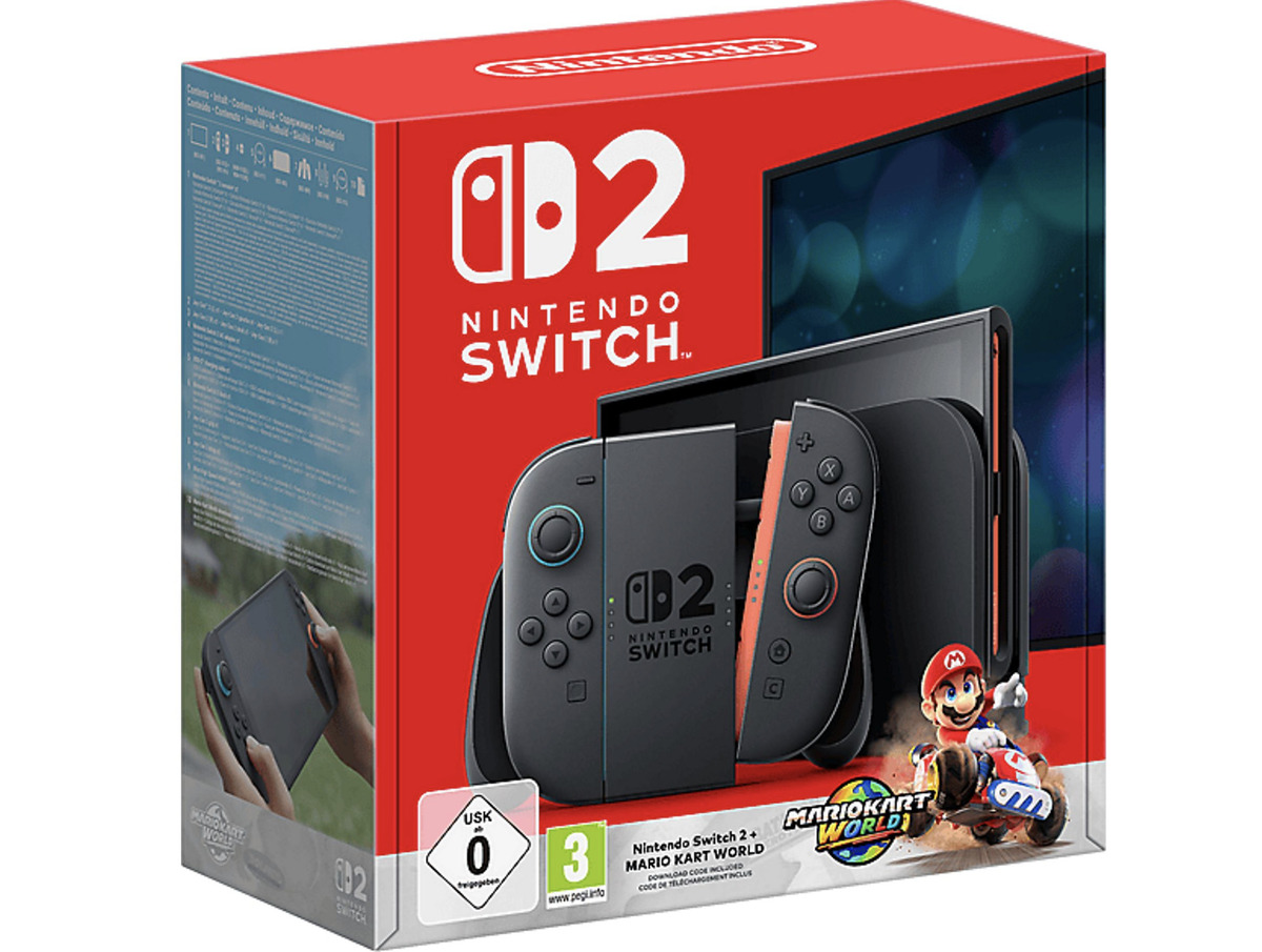 Mikołajkowe Promocje: Konsola Nintendo Switch 2 czarna +Mario Kart World