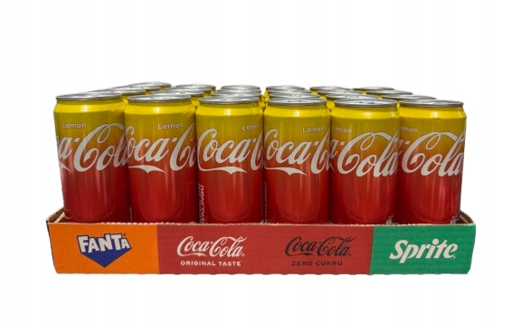 Coca Cola Lemon 24 x 330ml-data ważności 26.05.2026