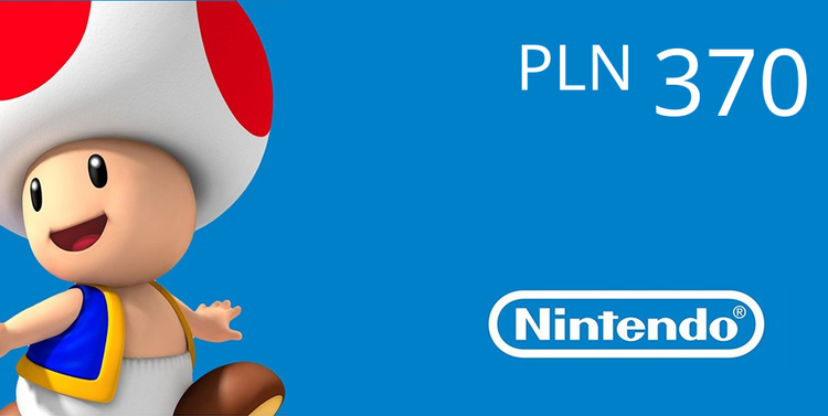 Gift card 370 PLN do Nintendo eShop za 295 zł