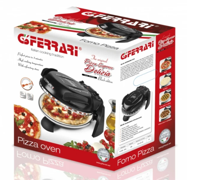 Piec do pizzy G3Ferrari G1000610 Delizia black evo