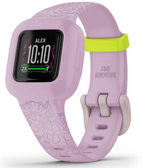 Smartband dziecięcy Garmin Vivofit Jr. 3 Lilac Floral