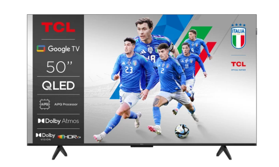 Telewizor TCL 50P79K QLED 50" 4K Ultra HD Google TV Dolby Vision DVB-T2 Titan