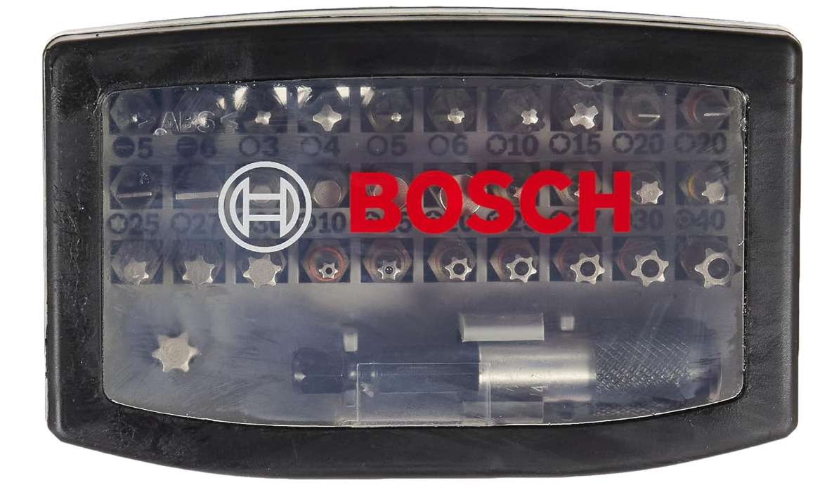Bosch Professional 32-częściowy Zestaw bitów do wkrętarek Extra Hard (PH-, PZ-, Hex-, T-, TH-, S-Bit, Akcesoria Wiertarek & wkrętarek)