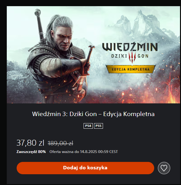 Wiedźmin 3: Dziki Gon – Edycja Kompletna (Psstore)
