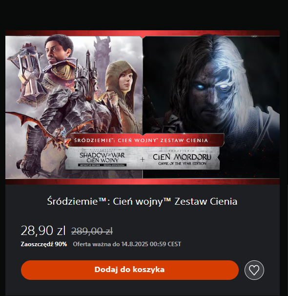 Śródziemie™: Cień wojny™ Zestaw Cienia psstore