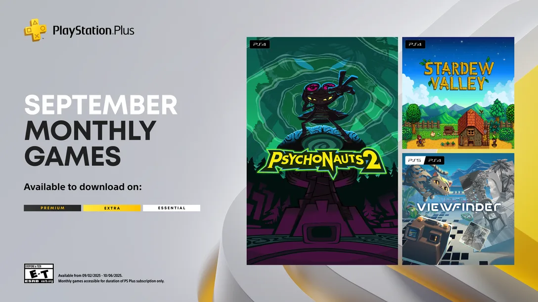 PlayStation Plus Essential na wrzesień - Psychonauts 2, Stardew Valley, Viewfinder