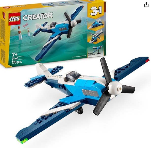 LEGO Creator 3w1 Statek powietrzny samolot wyścigowy