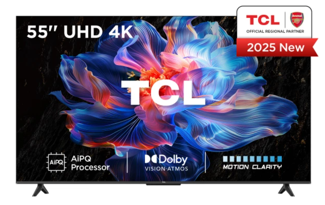 Telewizor TCL 55V6C DLED 55'' 4K Ultra HD Google TV Dolby Atmos DVB-T2 Metaliczny