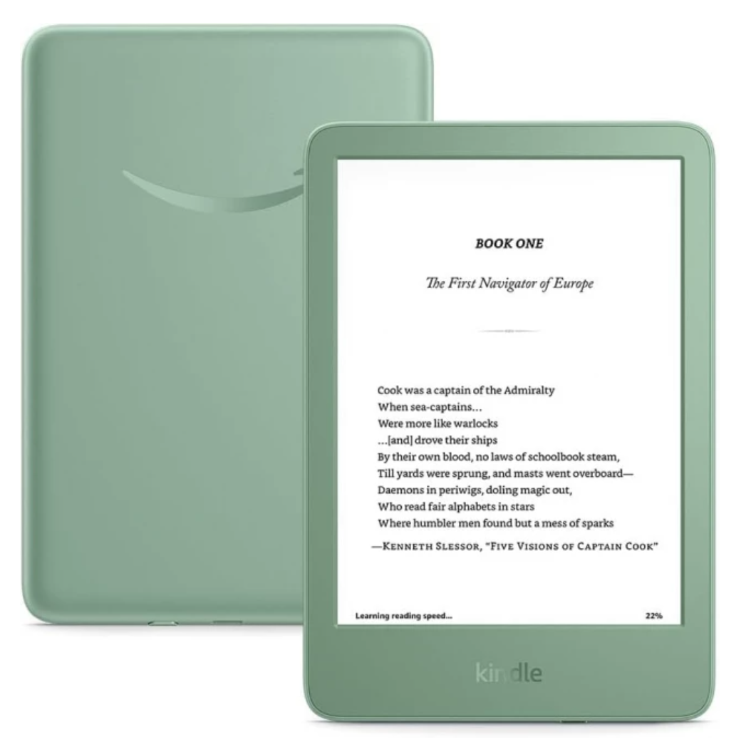 Czytnik e-booków Kindle 11. gen (2024) 6" 16 GB Wi-Fi bez reklam – Matcha